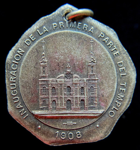 Medalla San Juan. Templo De Santo Domingo, Inauguracion 1908 0
