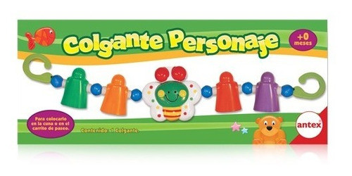 Colgante Personaje Cunero Bebe Cuna Animalito Color Antex 0