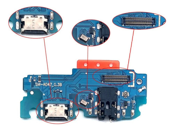 Placa De Carga Para Samsung A04s / A047 / Carga Rápida 1