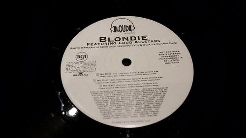 Blondie Whos Gonna Cry Maria No Exit Vinilo Promo Usa 1997 1