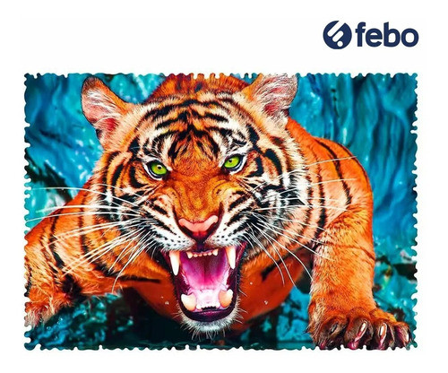 Puzzle Trefl Tigre 600 Piezas 68x48cm Animal Febo 1