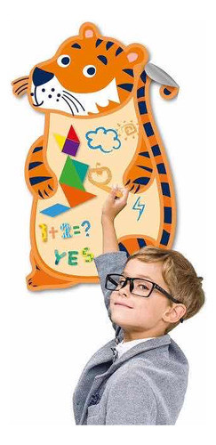 Pizarra Magnética Con Actividades Tiger Avenir Cadaques Kids 0