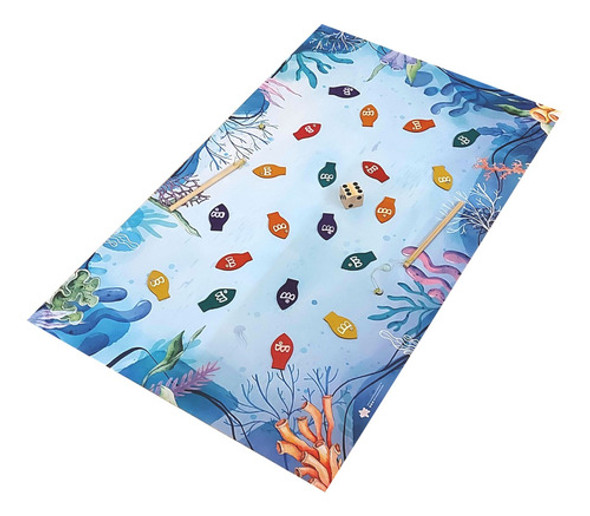 Juego De Pesca  Vamos De Pesca  100x50cm En Lona 0