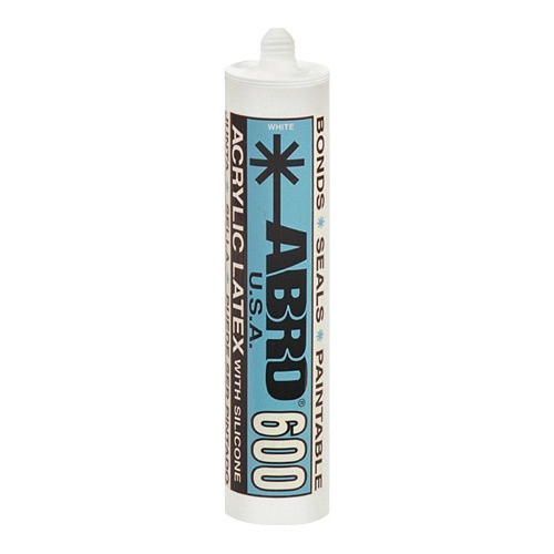Sellador Acrílico 600 Color Blanco Tubo X 310 Ml Abro 0