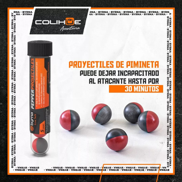 Postas-proyectil De Pimienta Byrna Cal .68 - De Defensa 1