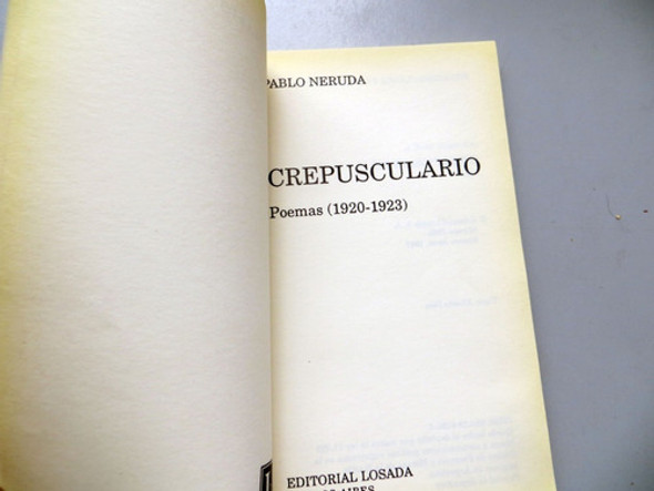 Crepusculario Pablo Neruda Losada 1996 1