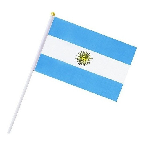 Banderita Argentina Chica 14x20 Con Palo X 1 Unidad 0