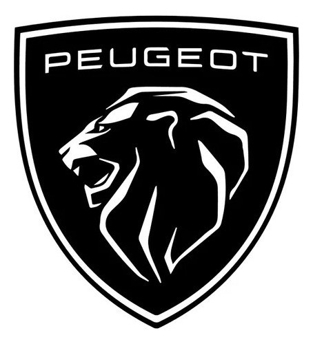 2 Calcomanías Peugeot León Logo Ploteo 10cm 0