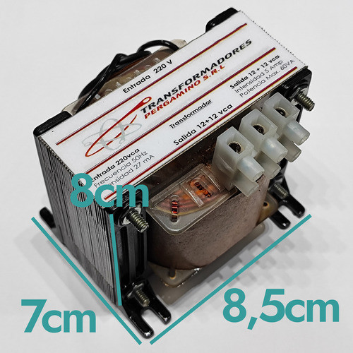 Transformador 220 A 12 + 12v 5a 60va 1