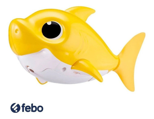 Figura Robotica Baby Shark Amarillo Acuatico Con Musica 1