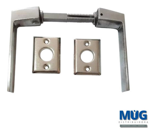 Manija Biselada De Aluminio Doble Balancin X 10 + Bocallaves 1
