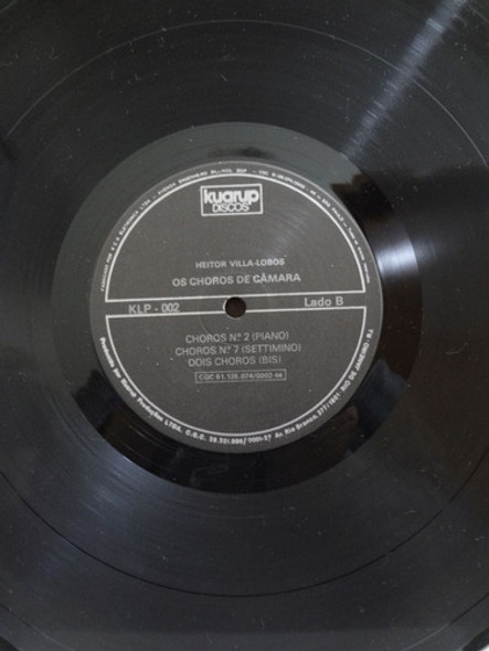 Lp Disco Vinil Os Choros De Câmara Villa Lobos Grav Completa 1 Lp Disco Vinil Os Choros De Câmara Villa Lobos Grav Completa 1