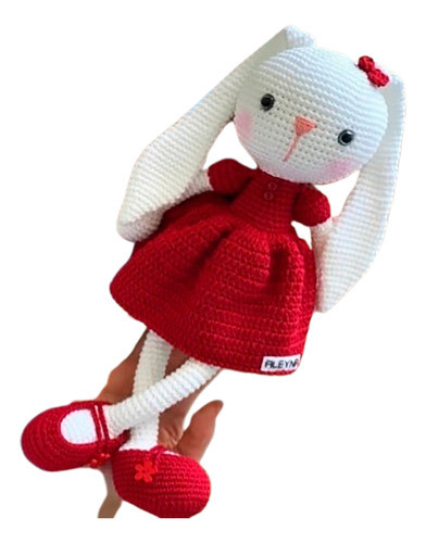 Patron Tutorial Coneja Con Vestido Amigurumi Crochet 0