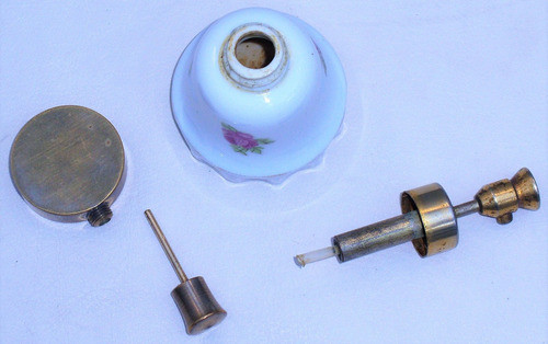 H.* 2 Perfumeros Antiguos Francia Pulverizador Y De Cartera 1