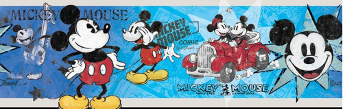 Guarda Papel Muresco Autoadhesiva Disney Mickey Retro 12771 0