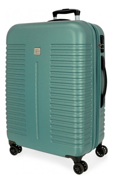 Valija Rígida India Turquesa Claro 80cm - Mosca 0