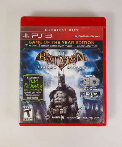 Batman Arkham Asylum Ps3 Lenny Star Games 0