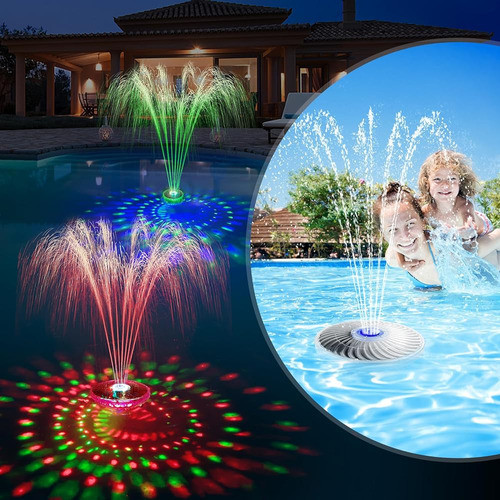 Fuente De Piscina Solar Deeprbetter Con Luz, 2024 Actualizar 0