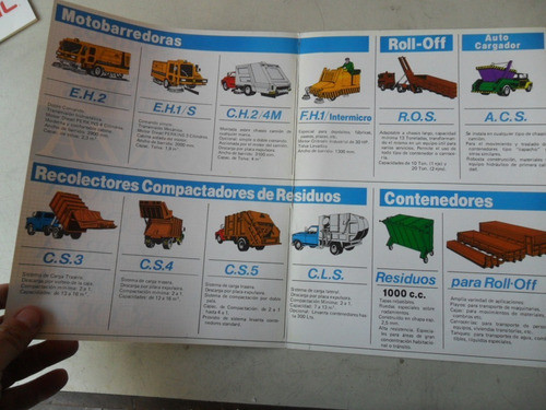 Folleto Camion Scorza Equipamiento Antiguo Residuos 0