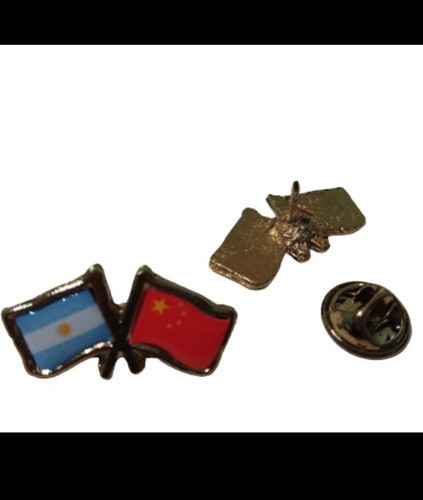 Pins Bandera Argentina Con China  De 2 Cms 0