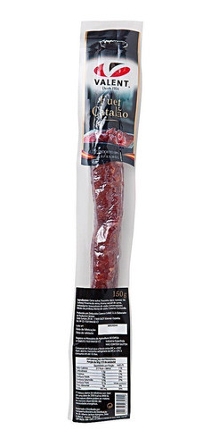 Fuet Catalão Valent Com Pimenta Peça (espanhol) 150g 0