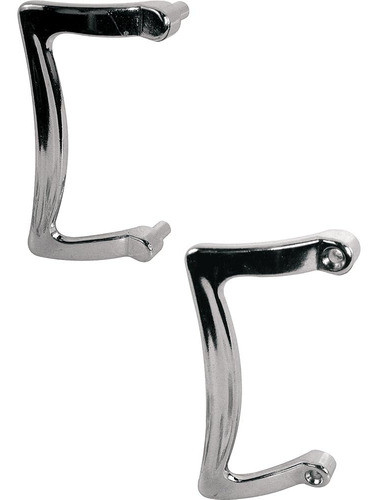 Prime-line M 6029 Chrome, Juego De Manijas De Puerta De Duch 0