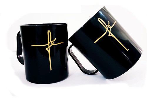 Kit 40 Caneca Plástica Lembrancinha Personalizada Fé 0