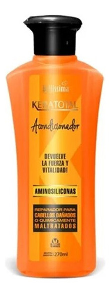 Acondicionador Keratotal Cabellos Dañados Bellissima 270ml 1 Acondicionador Keratotal Cabellos Dañados Bellissima 270ml 1