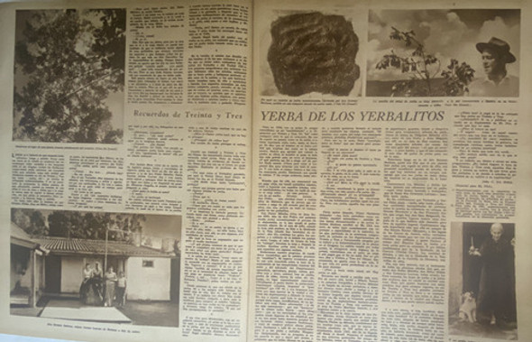Vintage El Día N° 1423 Yerba En Treinta Y Tres Yerbal 1960 1