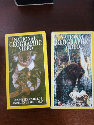 2 Vhs National Geographic - Animales De Australia Y Laguna 0