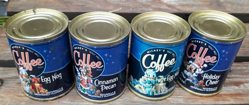 Coffee Sweet Disney Lata Cafe Mickey Donald Navidad X Unidad 0