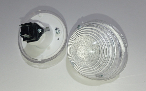 Fiat 600 R S Juego Faros Delanteros C/base Y Portalampara 1
