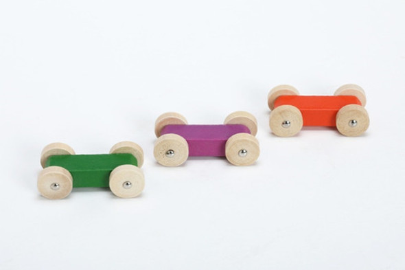 Autos Autitos De Madera Para Bajada De Autos Pack X3 0