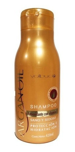 Shampoo Para El Pelo Volbucle Argan Oil Antioxidante X 420ml 1