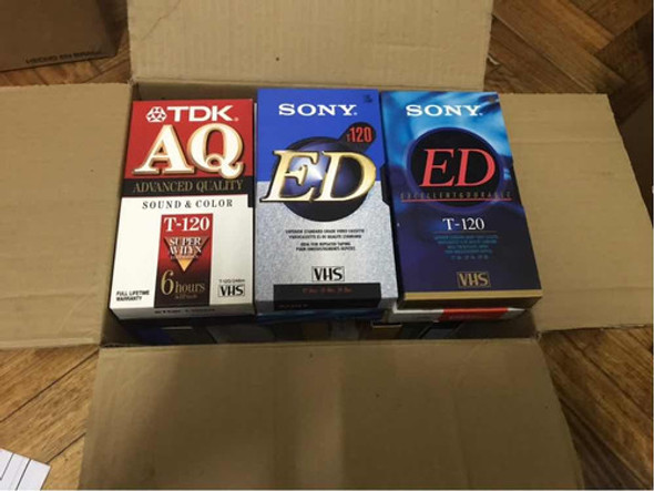 Lote De 19 Vhs Sony Tdk Para Grabar 0