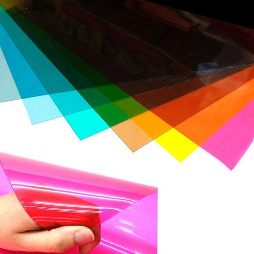 Celuloide En Laminas Traslucido De Color 50x70 X10 Unidades 0