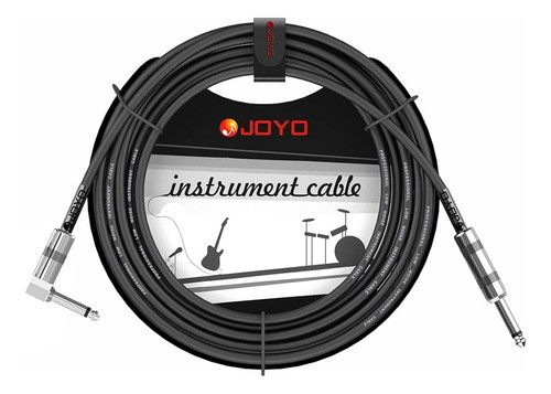 Joyo Cable De Bajo 15 Pies Cable De Instrumento De Audio Pro 0
