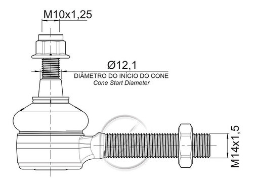 Puntero Direccion Peugeot 205/306/504/etc. 1