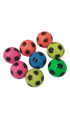 Pelotitas Saltarinas Futbol Colores Fluo Souvenirs X10 0