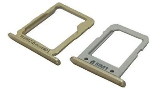 Bandeja Porta Sim Dual Para Sm A8000 Dorado 0
