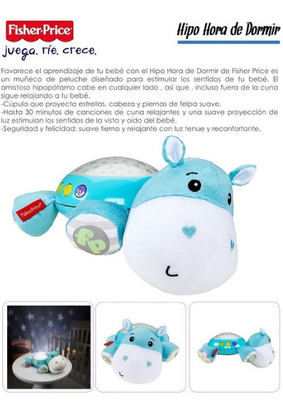 Muñeco Peluche Para Bebe Varon Fisher Price Musical Con Luz 1
