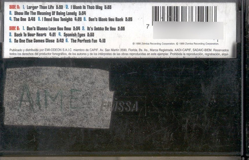 Backstreet Boys - Millennium - Cassette Usado 1