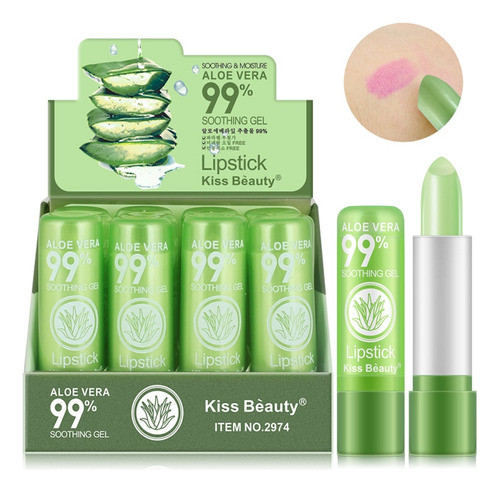 Conjunto De Bastões Aloe Vera Batom Que Muda Cor 5 Unidades 1