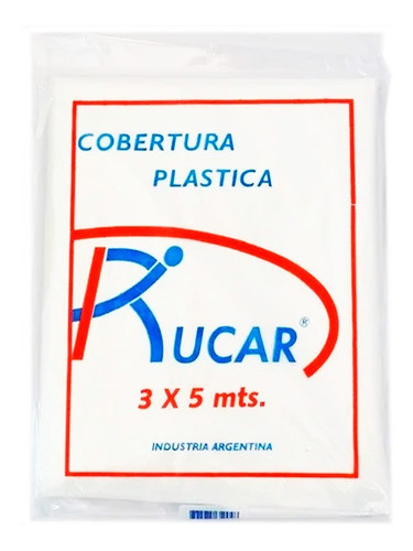 Cobertor Plástico Multiuso 3x5 Transparente Rucar 0