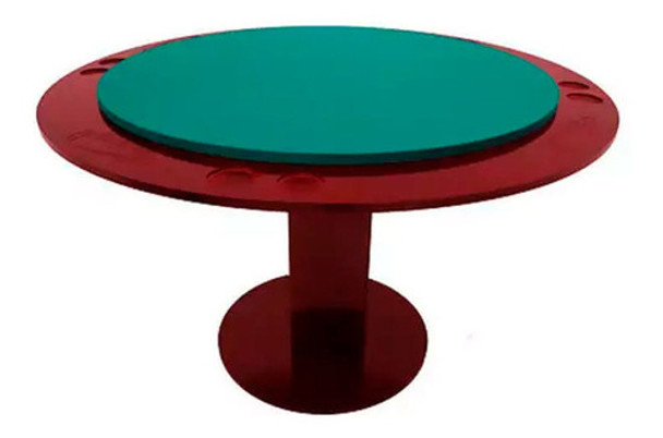 Mesa De Carteado Redonda Mdf 18mm - Klopf 1077 0