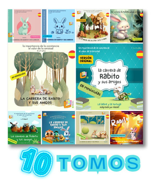 Colecc. La Carrera De Rabito... X 10 Tomos (ebook) 0a8 Años 0