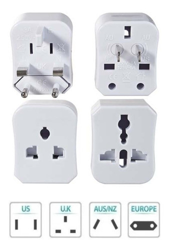 Adaptador Ficha Universal Treqa Para Viaje Seguridad Niños 0
