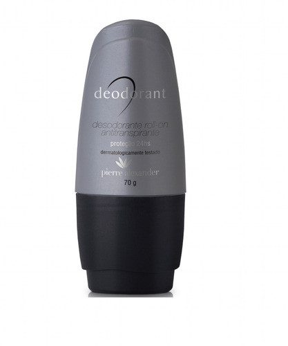 Desodorante Pierre Alexander  Roll-on Cinza 70g 0