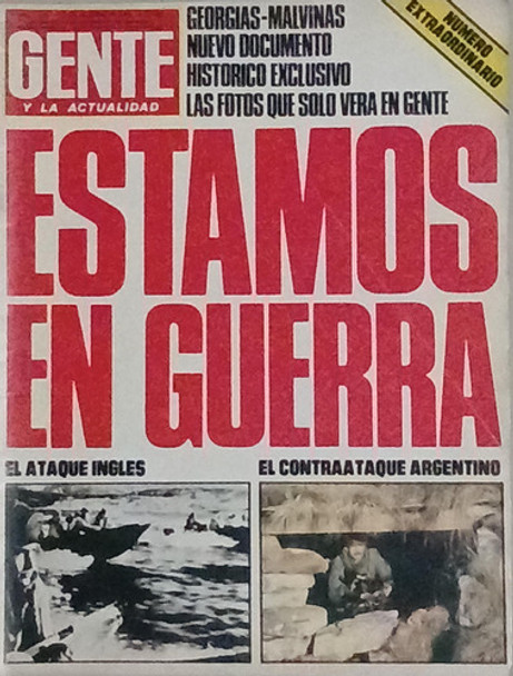 Revista Gente N° 875. Guerra Malvinas. Año 1982. 0
