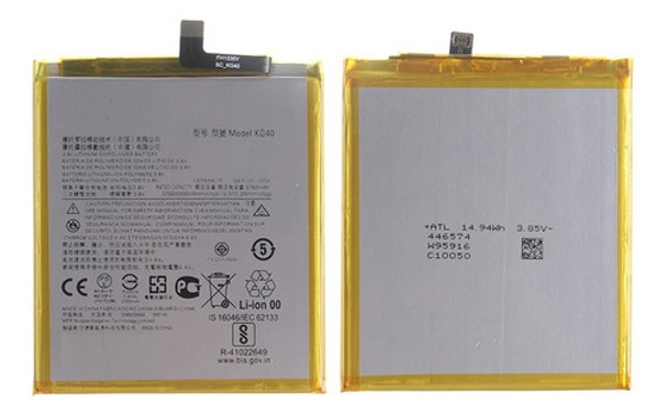 Bateria Kg40 Para Motorola Moto G8 Xt2045 G8 Play Xt2015 0